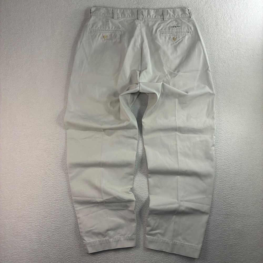 Polo Ralph Lauren Philip Chino Pants Mens 35x30 Beige Business Casual Preppy Y2K